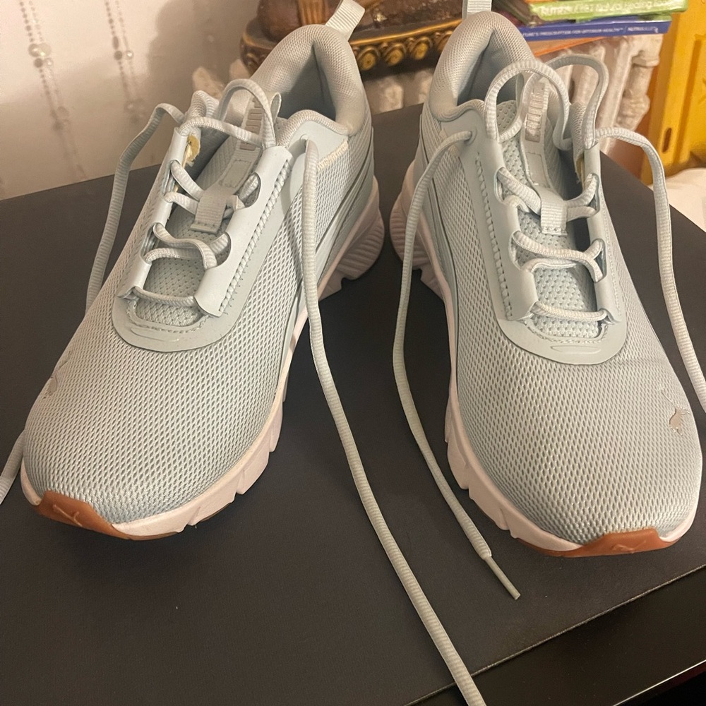 Puma Women's Sneakers in Light Blue and White